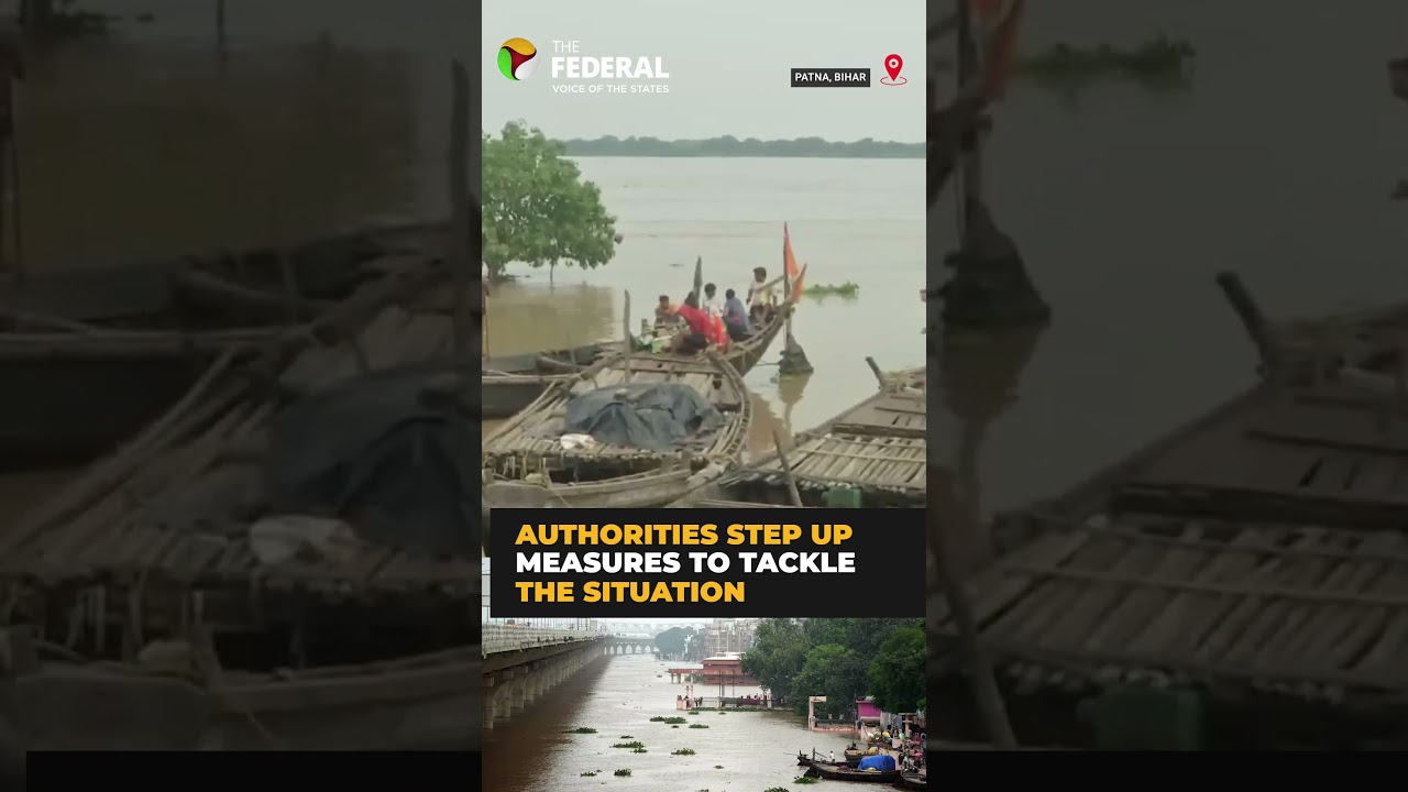 Patna flood situation worsens as rising Ganga water level triggers high alert | #shorts