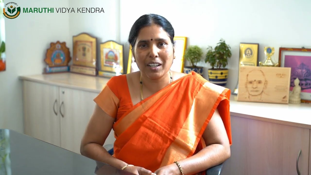 Smt. Chitralekha Reddy | Faculty Testimonials | Maruthi Vidya Kendra - SS Puram