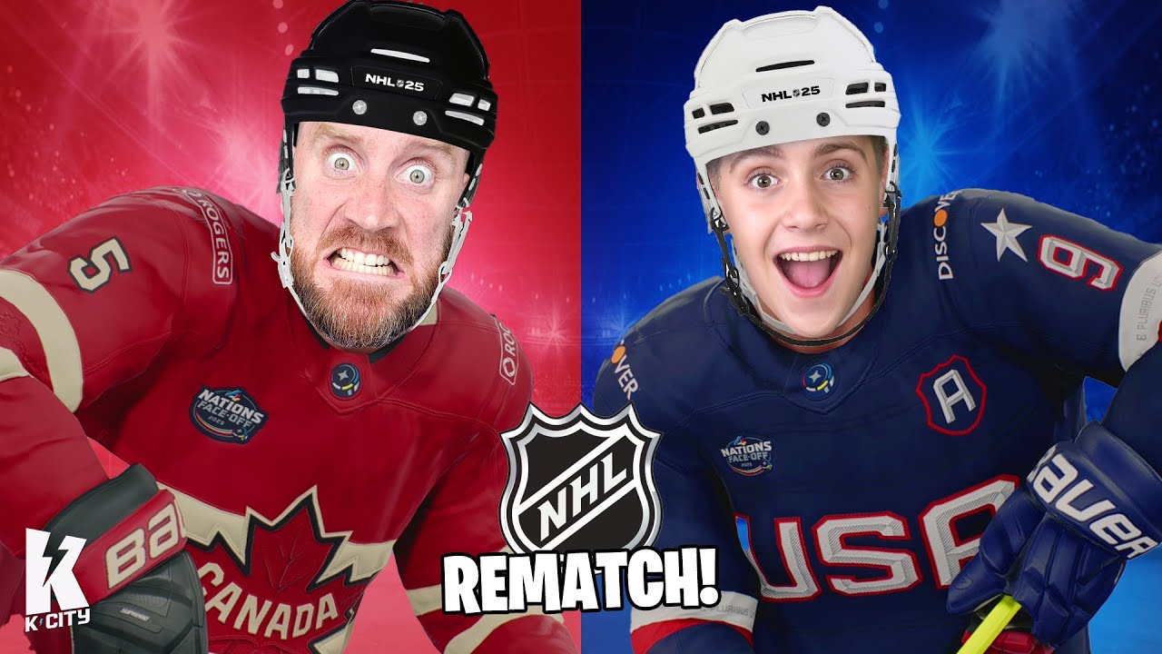 Бойцовский фестиваль! Отец против сына в NHL 25 (сборная США против Канады)