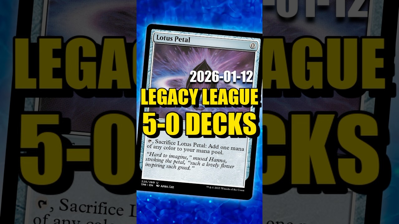 UNDEFEATED MTG Legacy League Decklists (2026-01-12) 