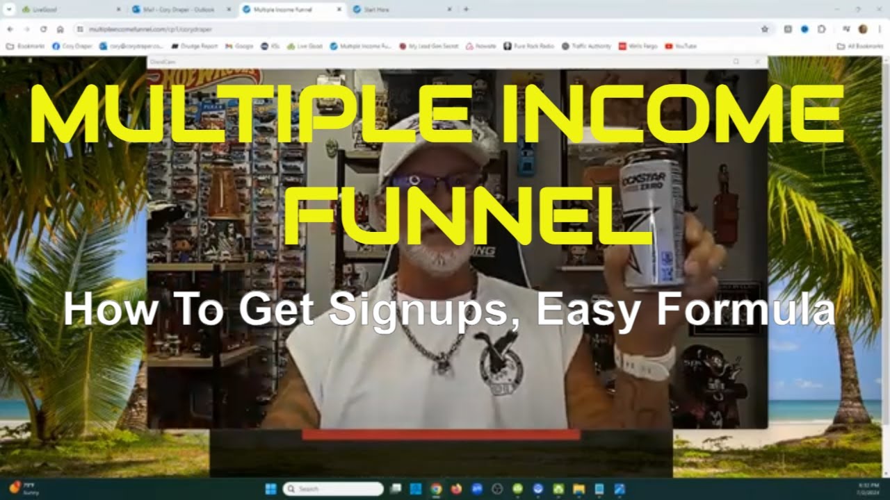 MULTIPLE INCOME FUNNEL: How I Get Signups, Simple, Easy Formula