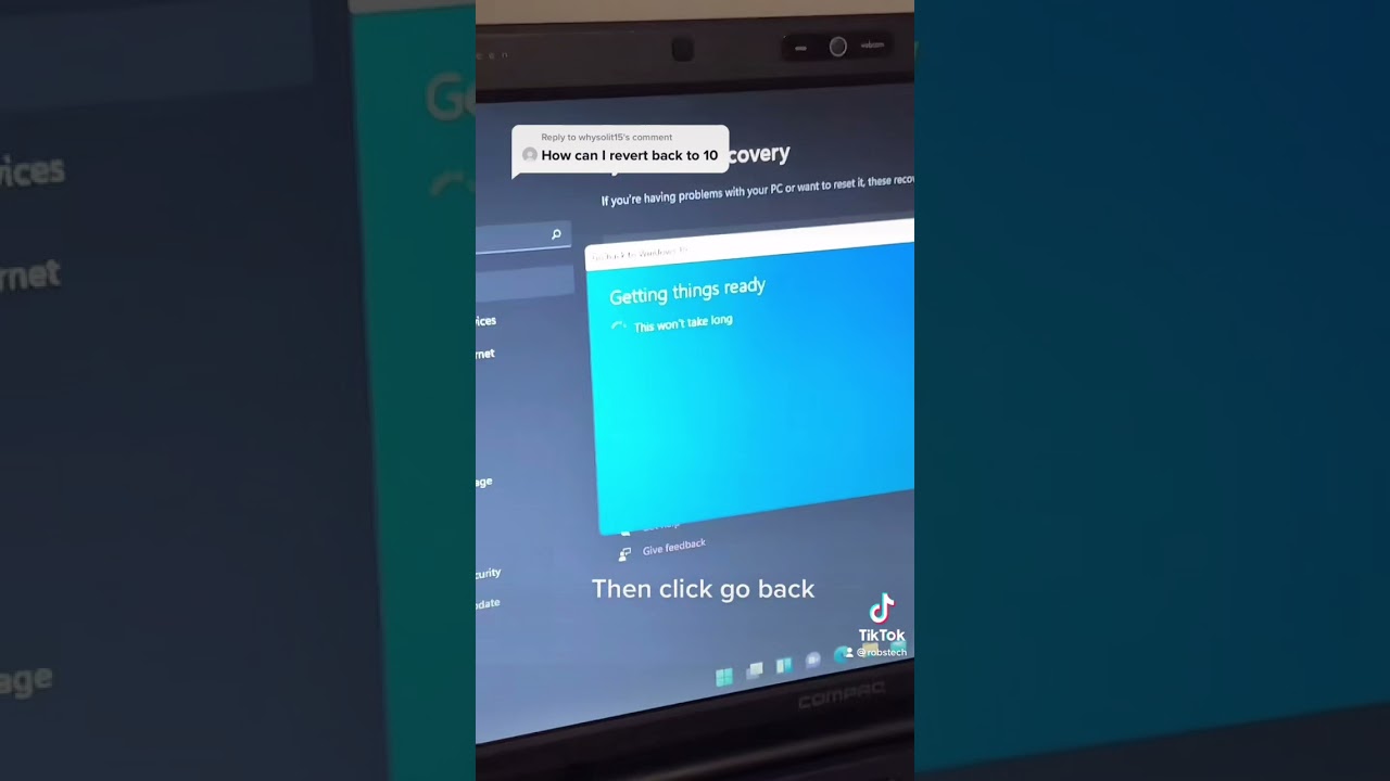 How to revert back to windows 10 if you&rsquo;ve just installed windows 11