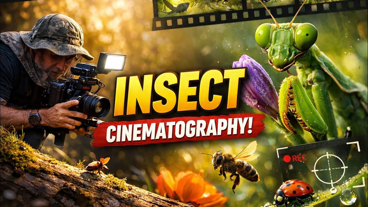 Macro Marvels: Insects in 4K!A World of Wonder in Every Frame! 😊#insects