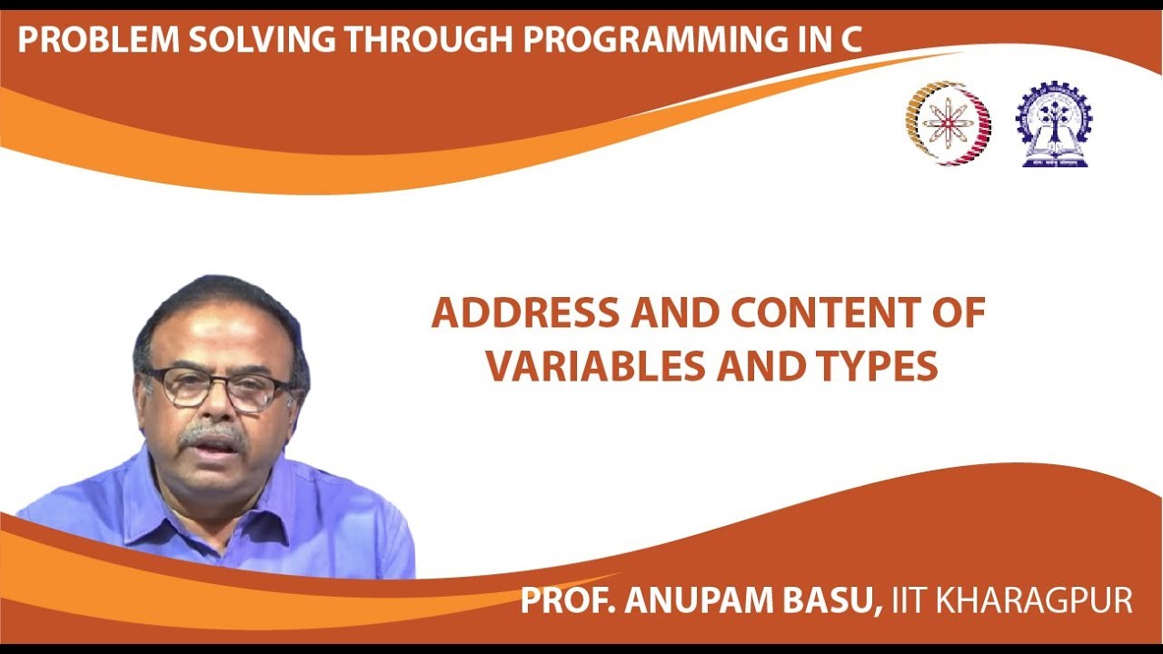 Address and Content of Variables and Types