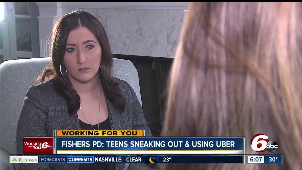 Fishers Police: Teens sneaking out of home using Uber app to get away