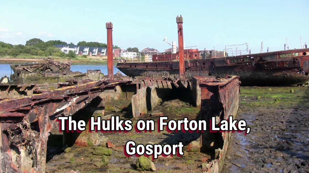 Abandoned Hulks on Forton Lake Urbex, Gosport