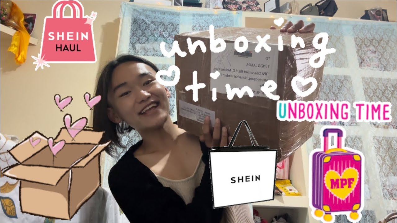 Unbox with me :: SHEIN HAUL :: Tibetan vlogger :: :: 30 vlog :: thrilled ::