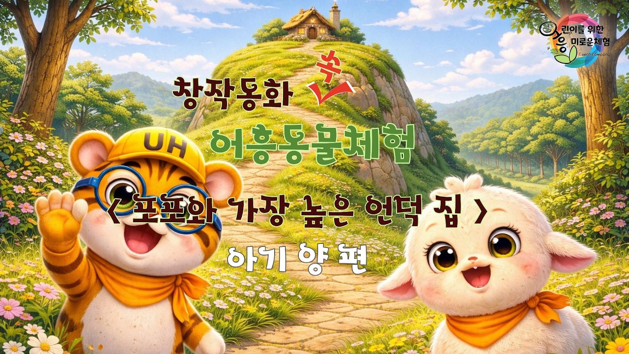 어흥작은동물원  창작동화 [ 포포의 가장 높은 언덕 집 ] (아기양편) _2026년도
