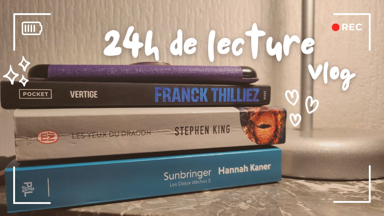 24H de lecture 📚 | Fantasy & thriller !