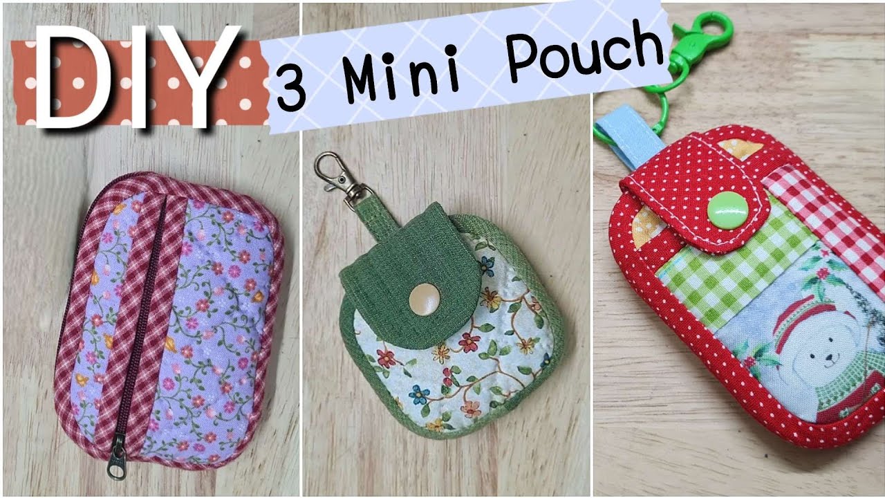 DIY 3 Mini Pouch