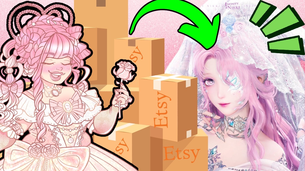 I bought Infinity Nikki Merch from ETSY!! | Merch Review