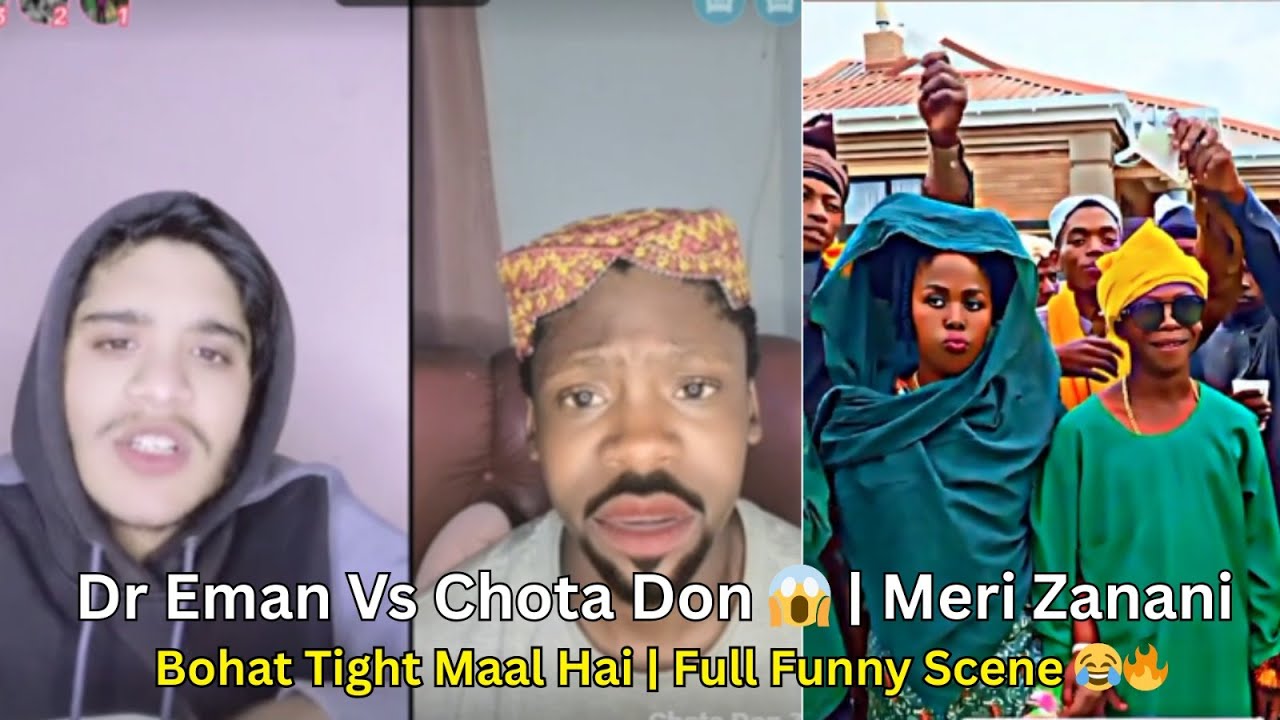Dr Eman Vs Chota Don 😱 | Meri Zanani Bohat Tight Maal Hai | Full Funny Scene 😂🔥