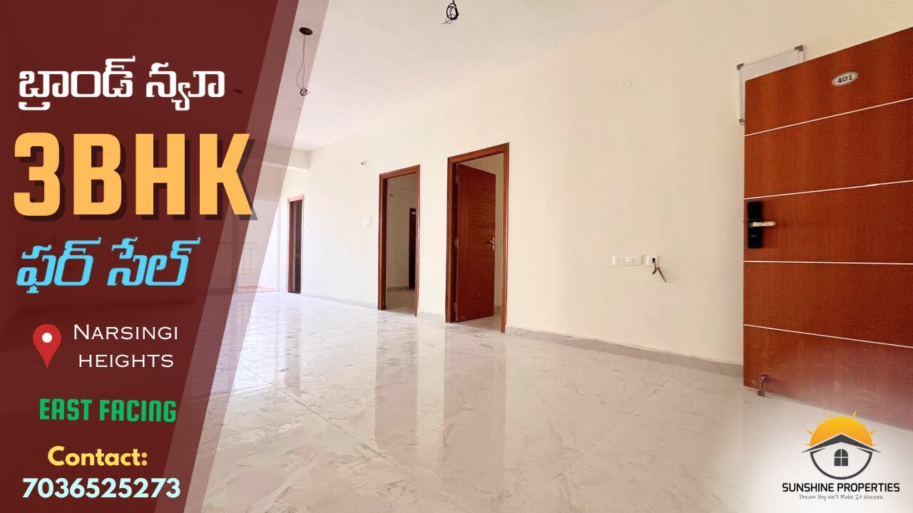Brand New Flat for Sale – Narsingi  contact:7036525273