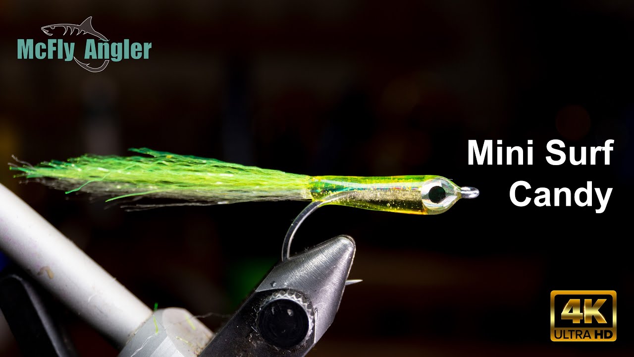 Mini Surf Candy - руководство по вязанию мушек для морской рыбалки McFly Angler