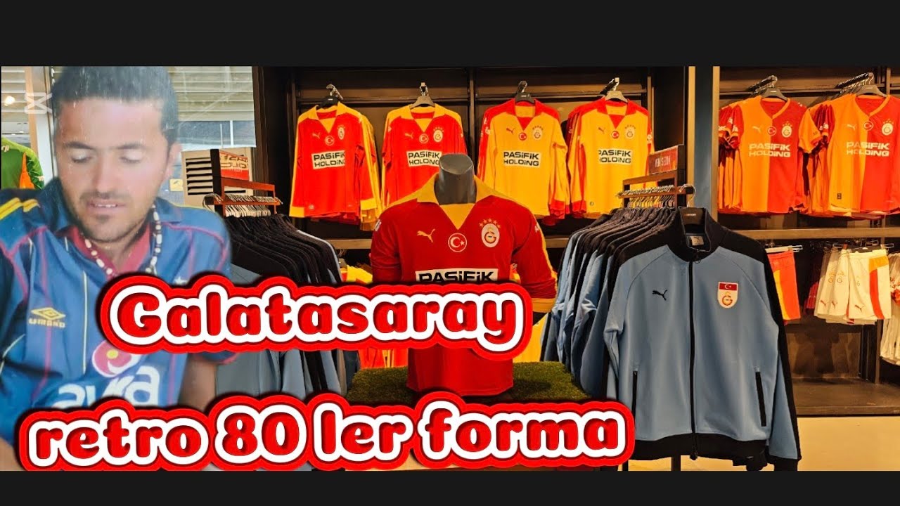 Galatasaray retro 90 lar formaları Galatasaray Store'da büyük ilgi görüyor sizler için inceledik
