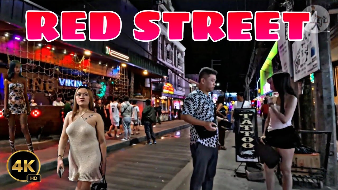 Walking Street in Angeles  Pampanga is now called RED STREET | WALK TOUR 2025