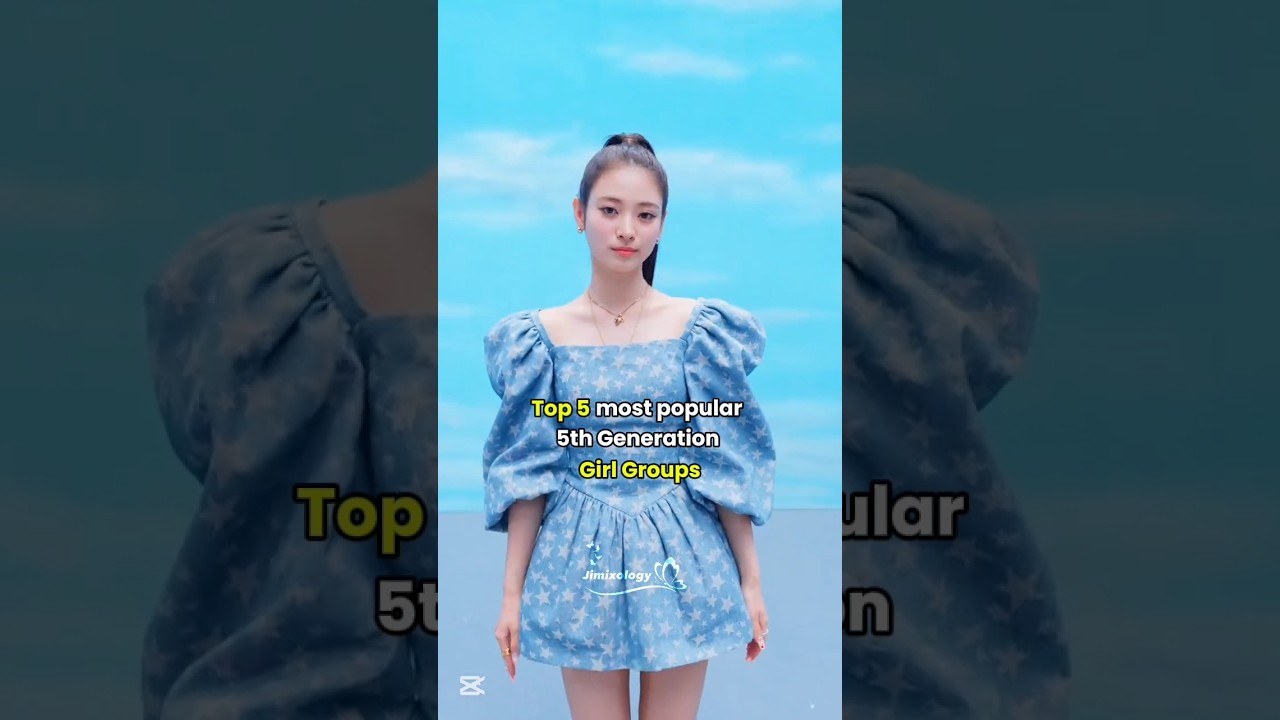 Top 5 popular 5th Gen Girl Groups |@jimixology|#kpop #viralshorts #babymonster #illit #meovv