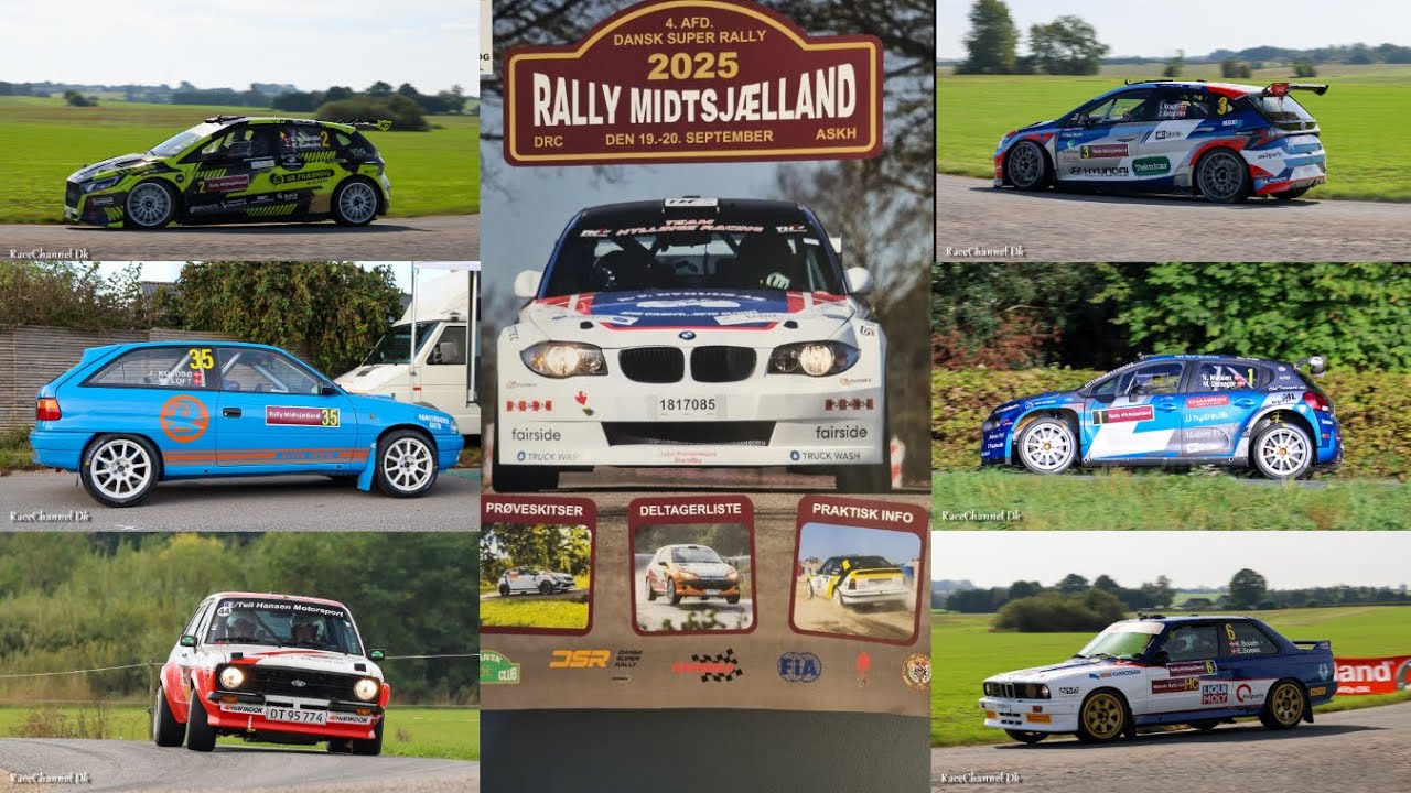 Rally Midtsjælland 2025. Lørdag D-20-09-2025.