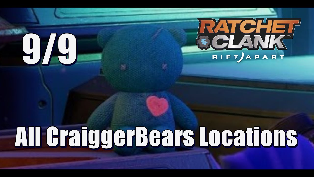 All Nine CraiggerBear locations - Where to Find Them Ratchet and Clank Rift Apart