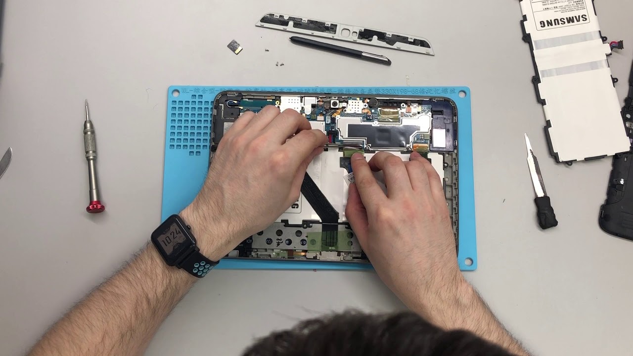 Samsung Galaxy Tab 10.1 замена батареи / Samsung Galaxy Tab 10.1 battery replacement