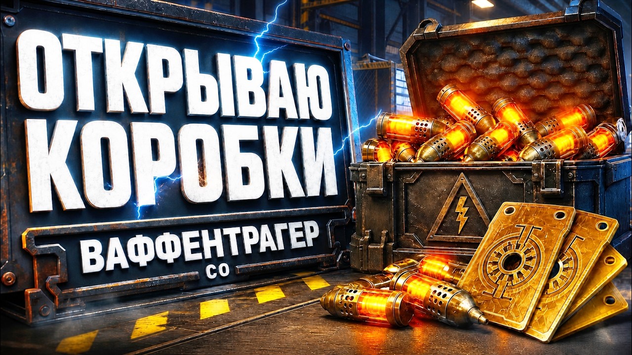 ⚡ ОТКРЫВАЮ КОРОБКИ ВАФФЕНТРАГЕРА &mdash; МНЕ НУЖЕН GEPARD!