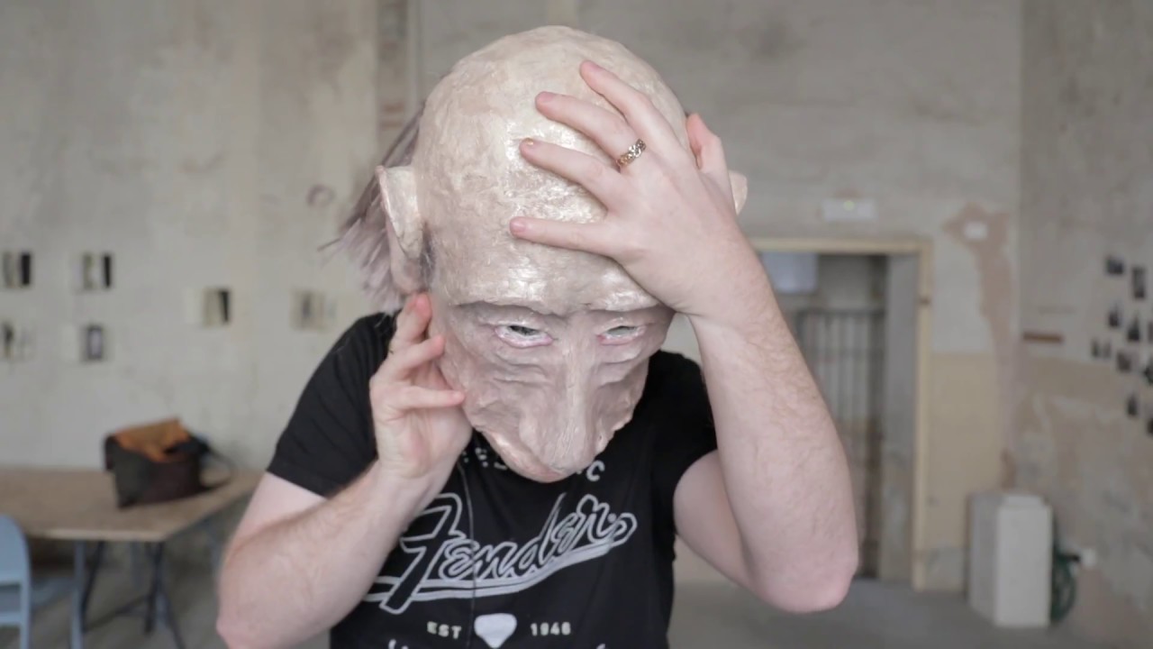 Willy Loman Big Band - Creating a full head mask