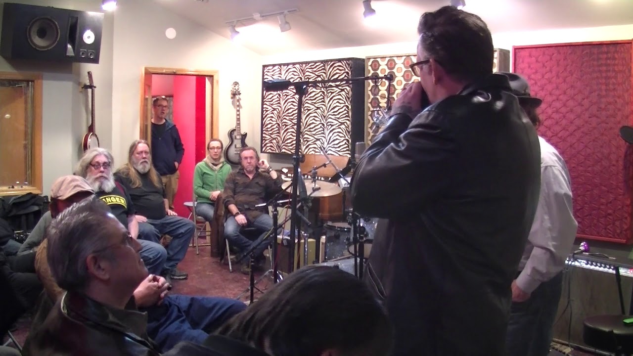 Martin Lang Demonstrating the Harmonicaster Mk II Electric Harmonica with Lace Sensors