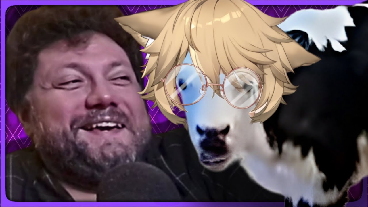 Mike Finds Fredrik Knudsen as a Cute Cow!