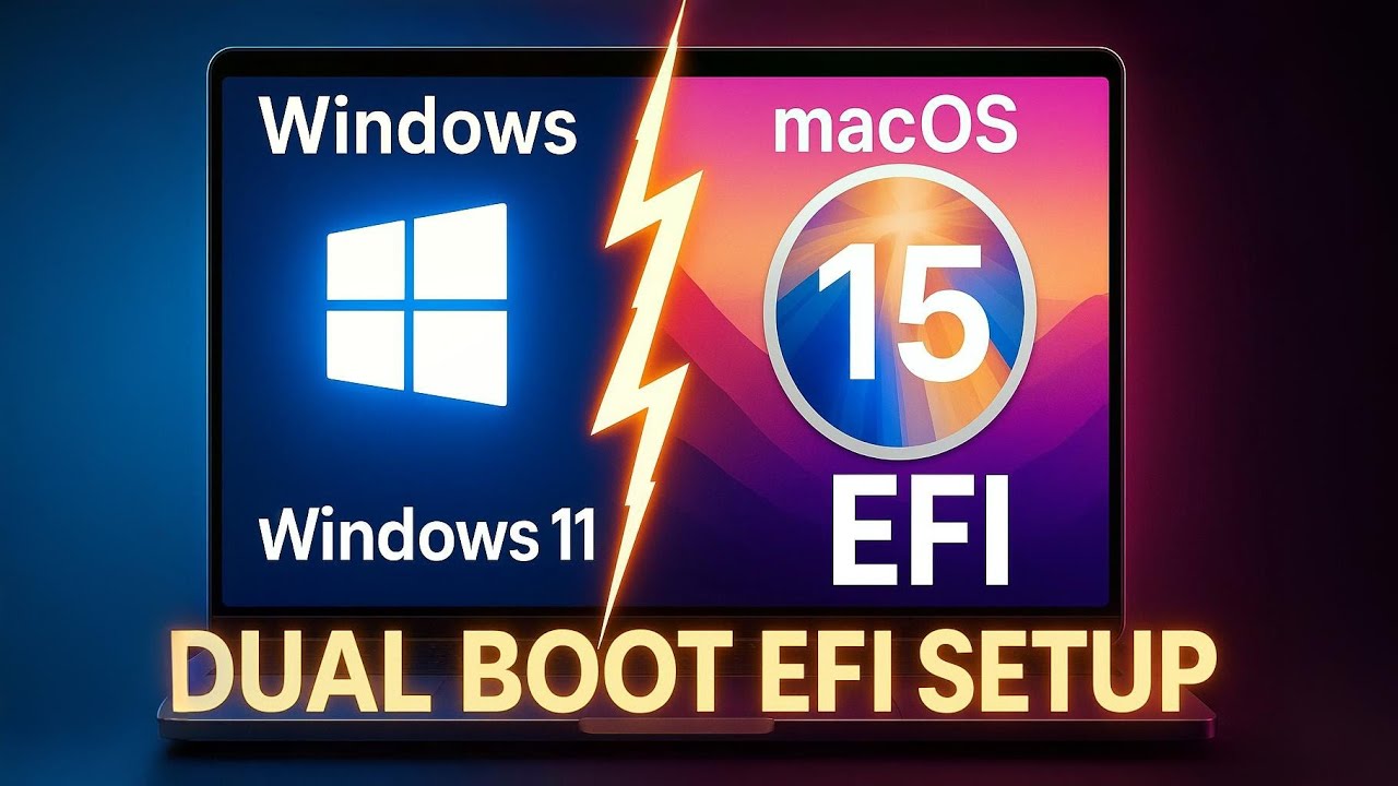 Dual Boot macOS Sequoia & Windows 11 | Full EFI Setup + Easy Installation (2026)