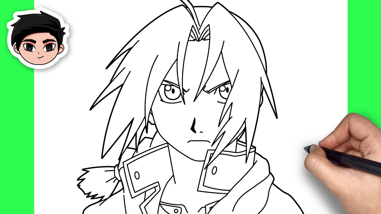 How To Draw Edward Elric - Easy Step By Step Tutorial