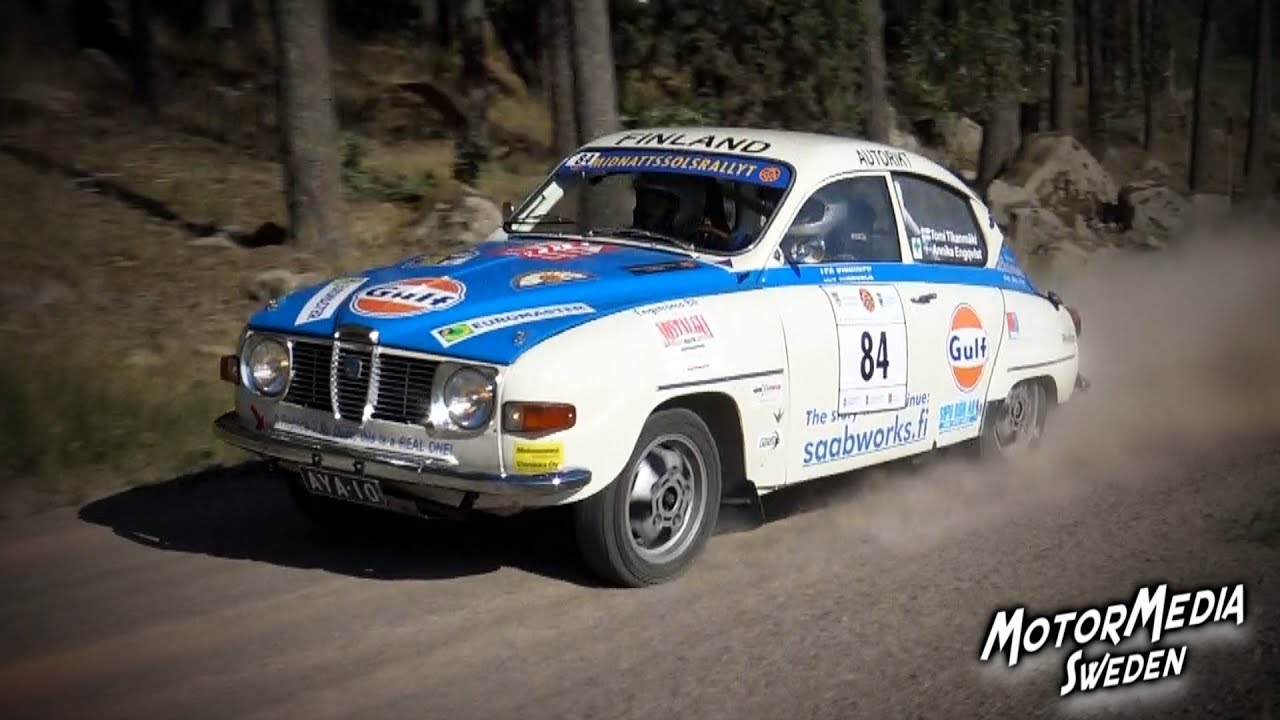 Midnattssolsrallyt 2018 - Tomi Tikanmäki, Saab V4 Ex-Works