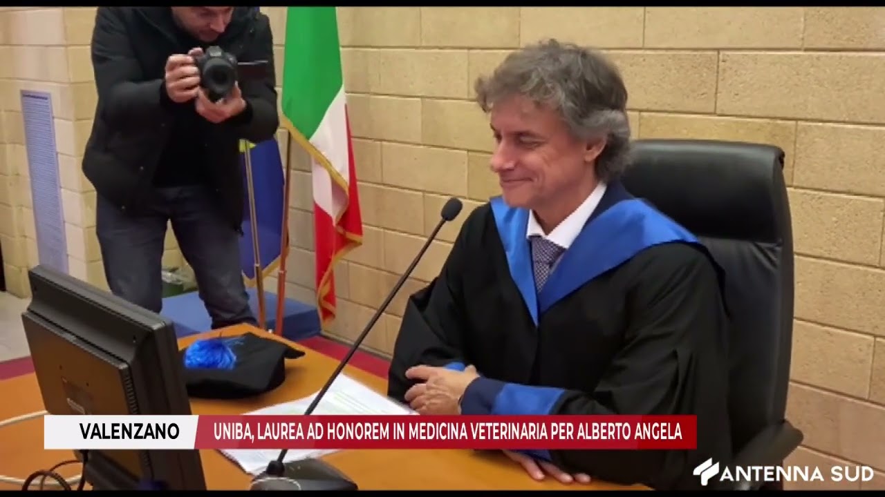 29 GENNAIO 2026 - VALENZANO   UNIBA, LAUREA AD HONOREM IN MEDICINA VETERINARIA PER ALBERTO ANGELA