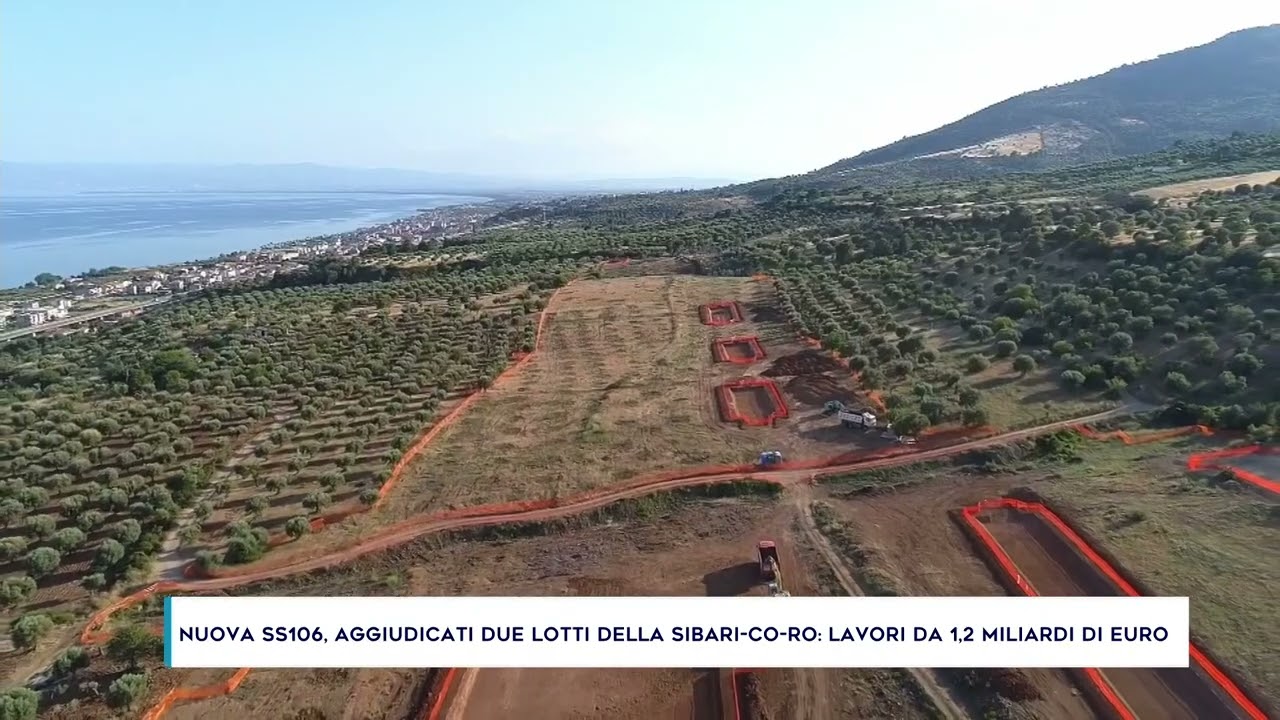 NUOVA SS106, AGGIUDICATI DUE LOTTI DELLA SIBARI-CO-RO: LAVORI DA 1,2 MILIARDI DI EURO