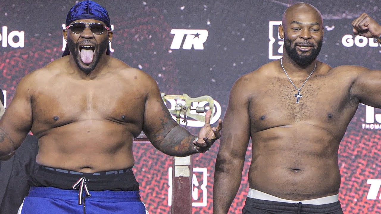 Jarrell 'Big Baby' Miller vs. Kingsley &bull; FULL WEIGH IN | DAZN Boxing