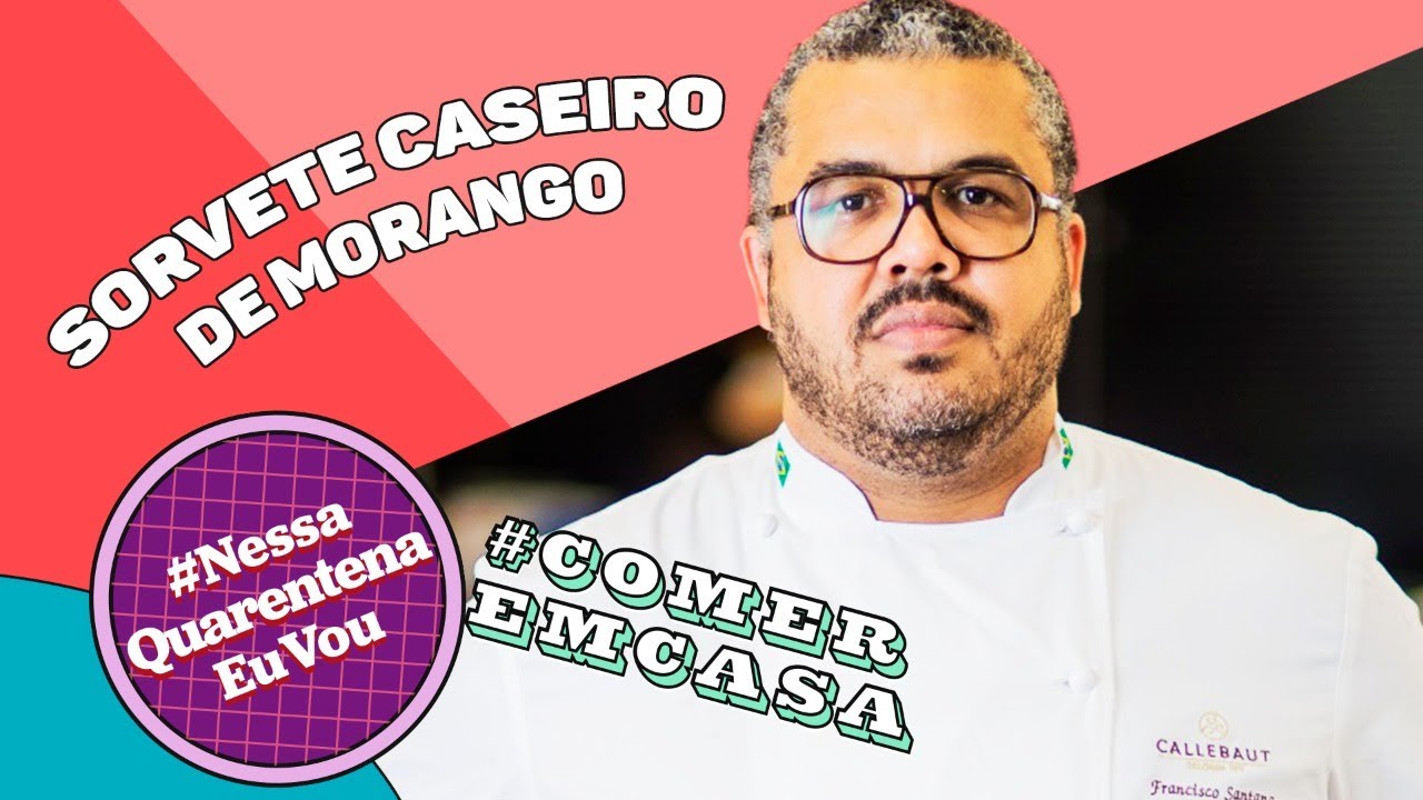 Aprenda a fazer um Sorvete Caseiro de Morango muito fácil!