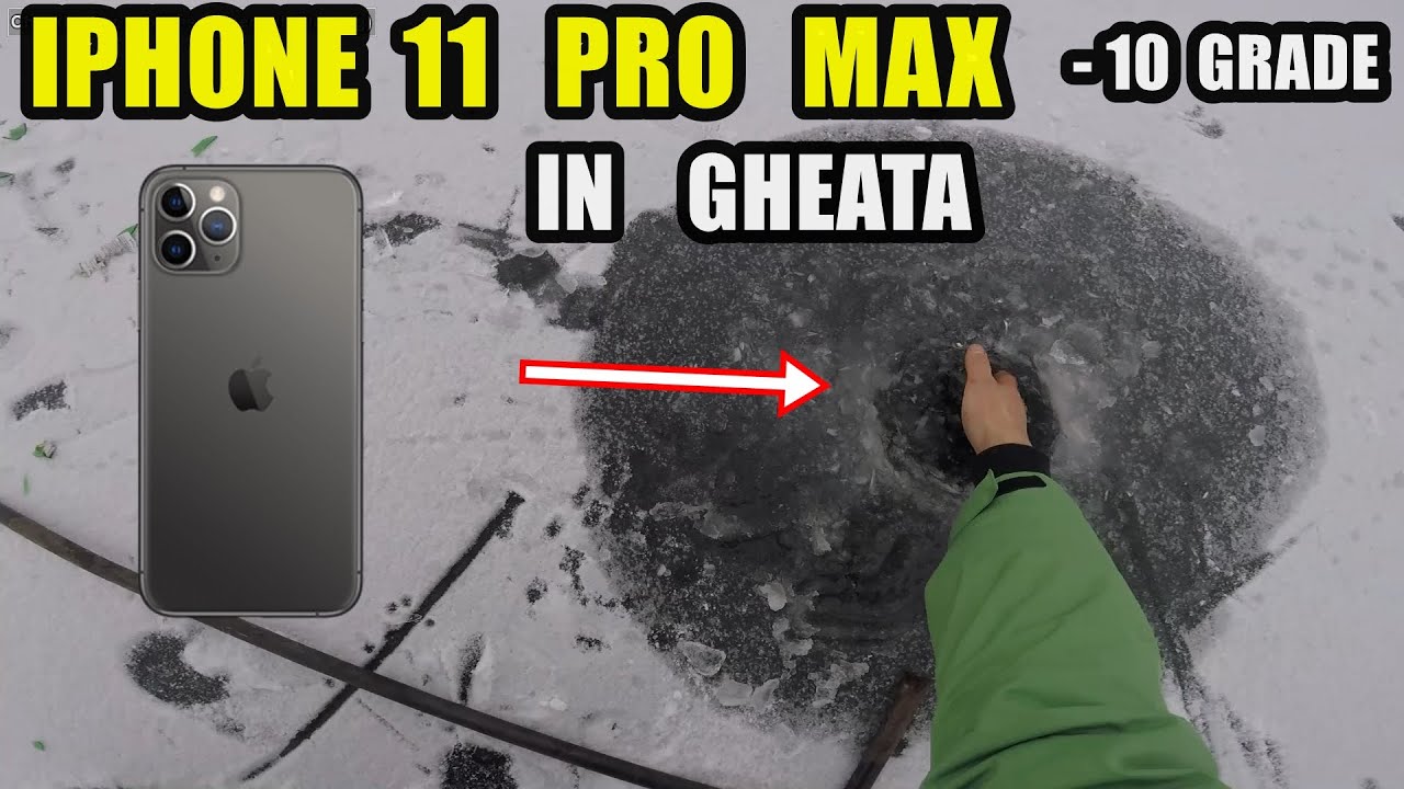 Am patinat pe un LAC &Icirc;NGHEȚAT + IPHONE 11 PRO MAX băgat &icirc;n GHEAȚĂ !!