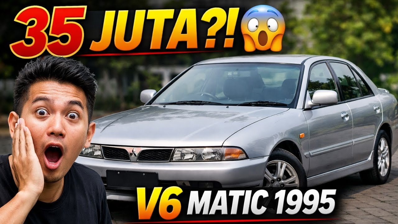 🔥 35 JUTA DAPAT GALANT V6 MATIC?! Mesin Kering, AC DINGIN, PajAK ON! 😱