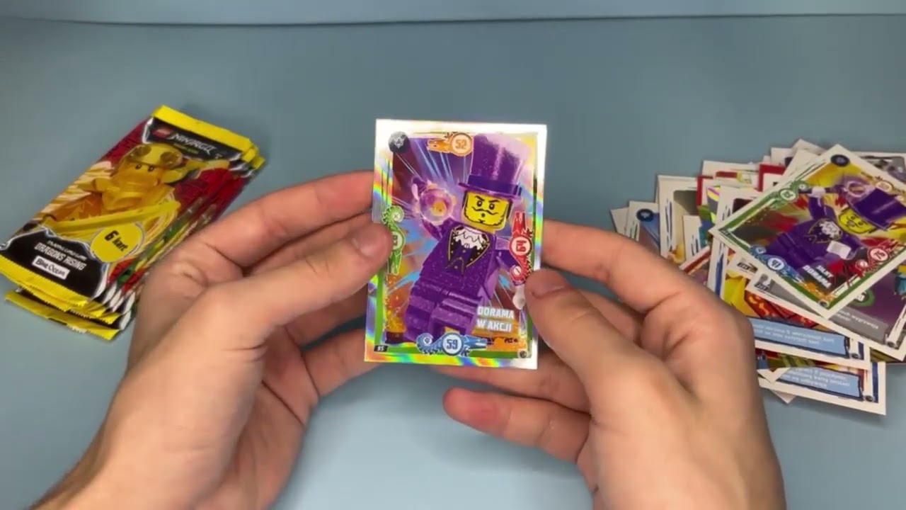 OPENING 15 Saszetek z kartami   Lego Ninjago Seria 9