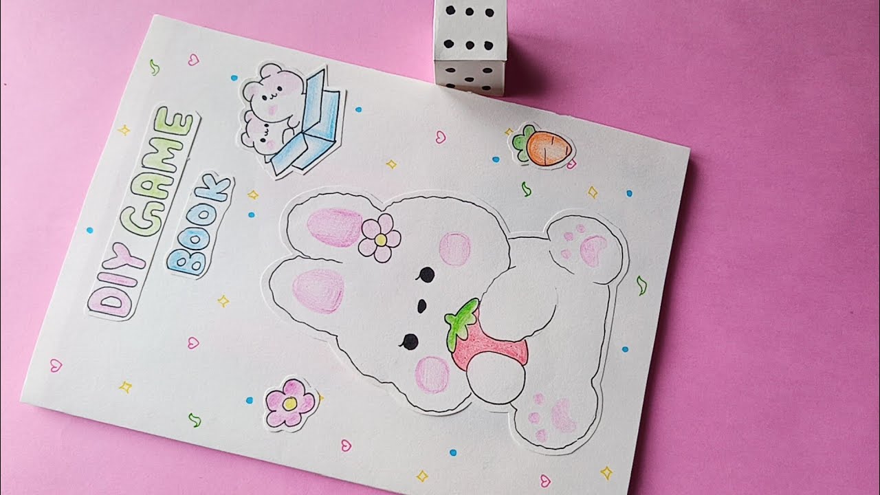 6 бумажных игр в книге / Милая книга с играми своими руками / Как сделать книгу с играми из бумаг...