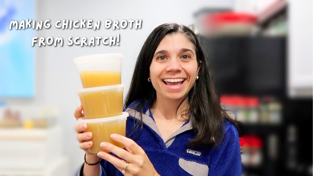 Making homemade chicken stock for the first time! (Plus fresh bread 🥖 )