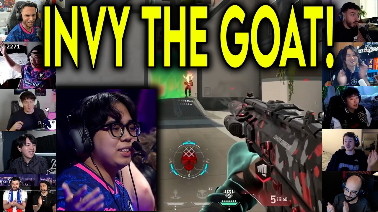 Valorant Streamers Reacts To PRX Invy HITTING A CRAZY ACE Against NRG In Masters Santiago