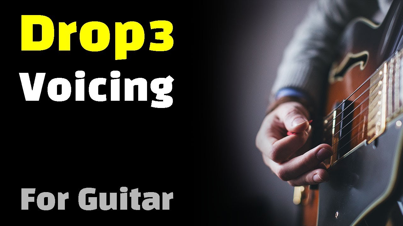 기타 코드를 제대로 배워봅시다. 드롭3 보이싱 (Drop 3 Voicing)