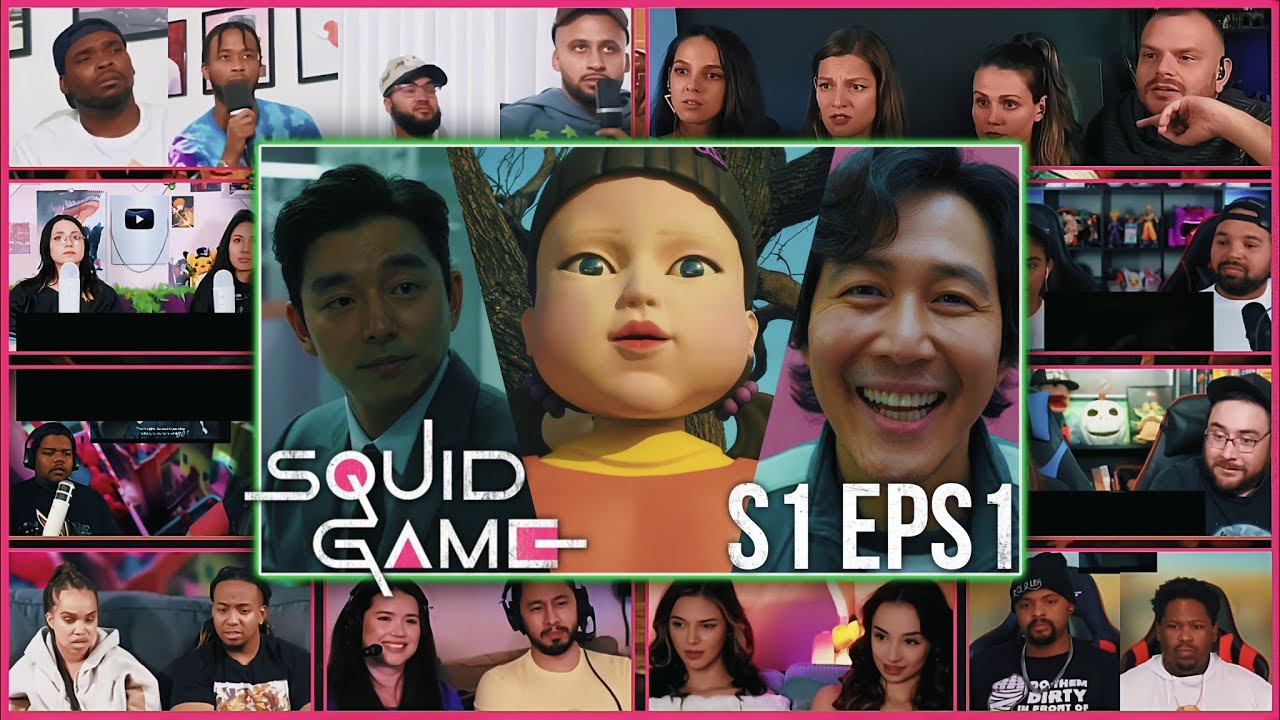 [Full Episode] Squid Game Season 1 Episode 1 MEGA Reaction Mashup | 오징어 게임