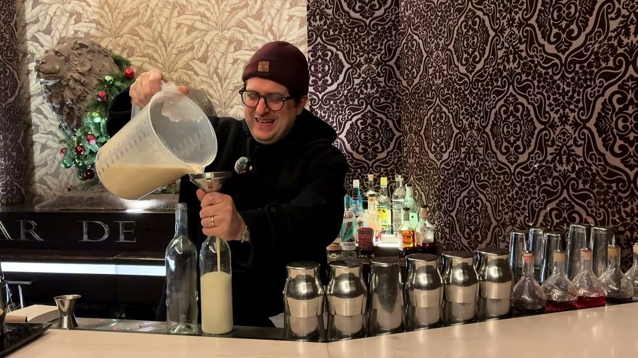 Löwenweihnacht: Jeffrey Morgenthaler's Tequila Sherry  Eggnog in der 