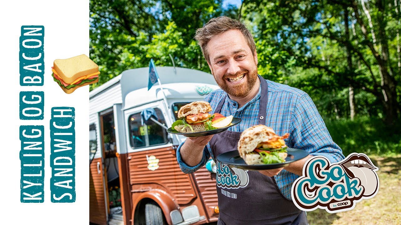 Pimpet sandwich opskrift med kylling og bacon | GoCook by Coop