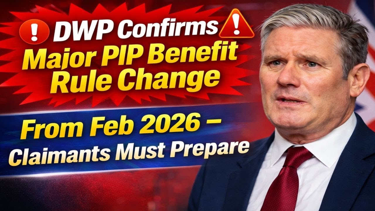 🚨 DWP Confirms Major PIP Benefit Rule Change From Feb 2026 &ndash; Claimants Must Prepare