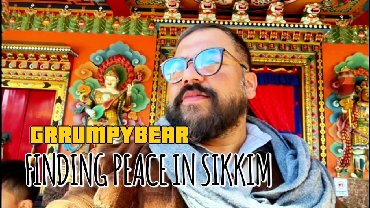 GRRUMPYBEAR FINDS PEACE IN A BUDDHIST MONASTERY