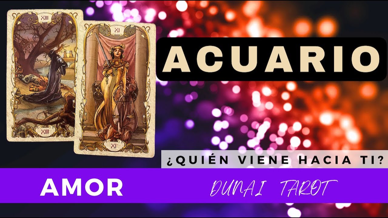 💜ACUARIO♒️Mira quién APARECE en tu vida😱💕Irá con tacto y mucho cuidado! Mira HOROSCOPO ACUARIO AMOR