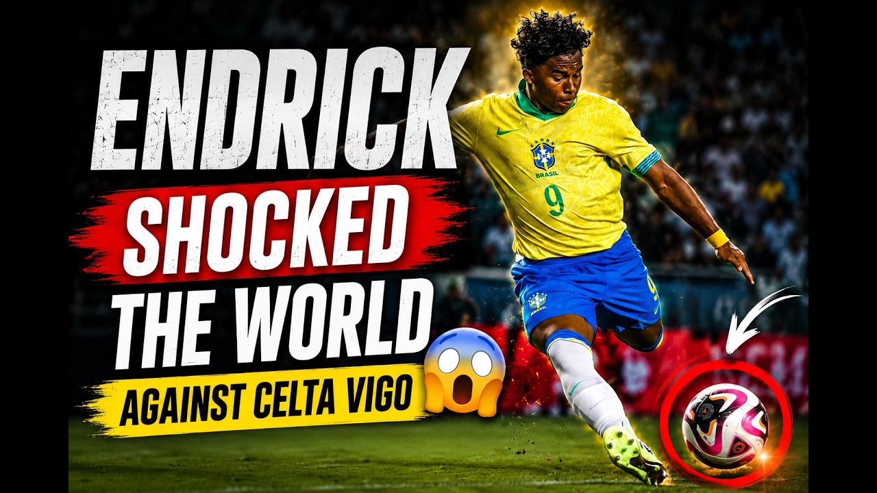 Endrick Scores Two Goal vs Celta de Vigo 🚨|| All Touches || 16/01/2025 || HD 1080i