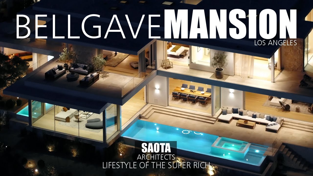 BELLGAVE by SAOTA | Touring Hollywood mansion with the best views of Los Angeles | Interior tour